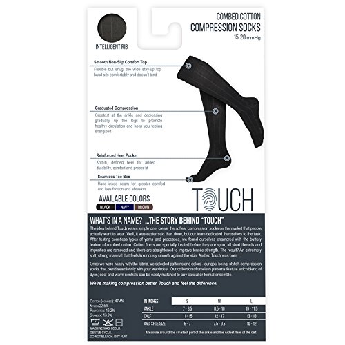 Image of 20-30 mmHg Cotton Socks for Women