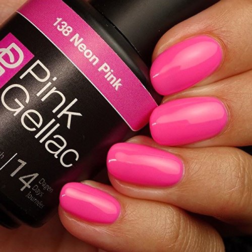 Pink Gellac 138 Neon Pink Soak-Off UV/LED Gel Polish
