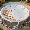 Lona Impermeable Exterior-160g/m² Lona de Protección Toldo Reforzado PE con Ojales, Duradera Resistente a Los Rayos UV Desgarros,plastico cubretodo #5