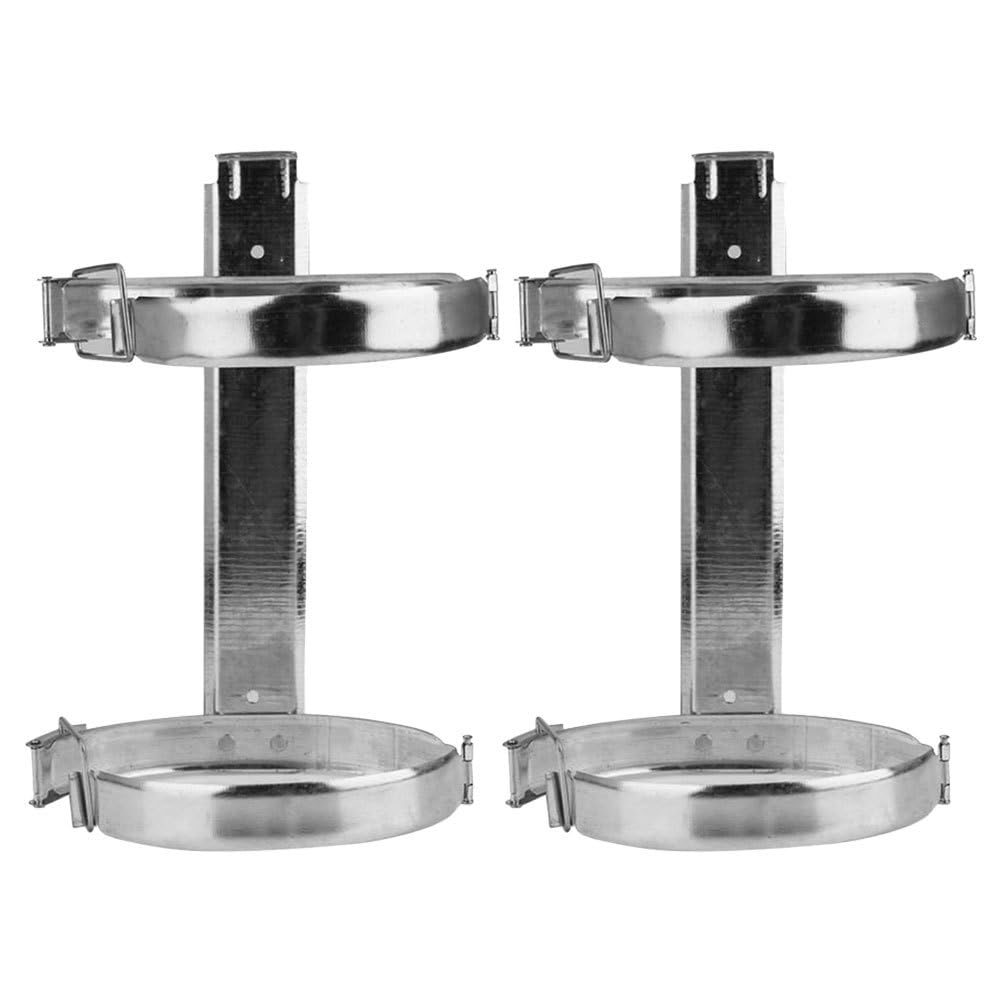 Alipis 2piezas Soporte De Pared para Extintor De Incendios Montaje Y Práctico Rack De Almacenamiento para Extintor Accesorio Esencial para Seguridad Hogares Y Coches