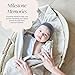 BEBE BASK Premium Baby Changing Basket - Artisan-Crafted Seagrass - Rope Handles - Changing Basket for Baby Dresser - All Accessories Included - Complete Set for Nursery (Natural)