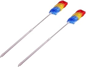2pcs EXTENDABLE Bendable Anti Static Telescopic Static Feather Duster Extending