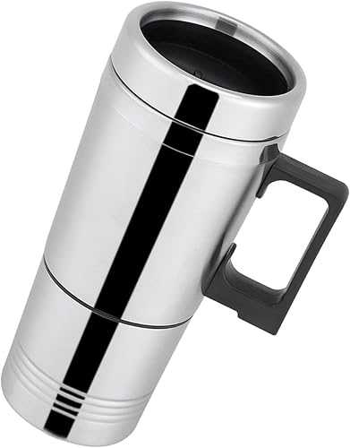 Miniatura 4 de Hervidor eléctrico portátil para automóviles, caldera de agua para agua caliente, té y café en vehículo (para 10.1 fl oz de agua) (24 V)