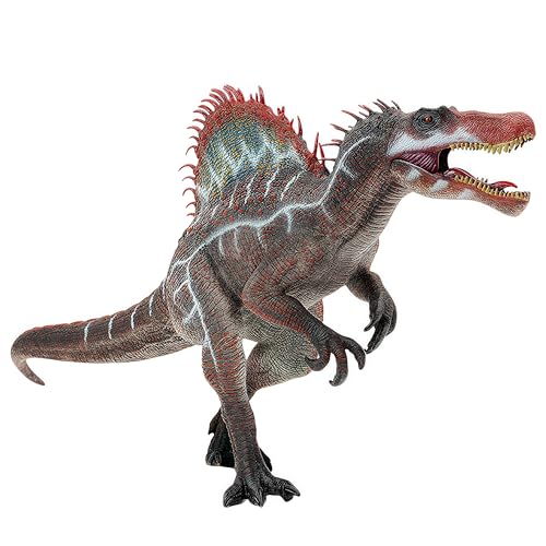 Gemini&Genius Spinosaurus Action Figure with Moveable Jaw - Kids Dinosaur Toy, Collectible Display and Creative Gift for Dino Lovers