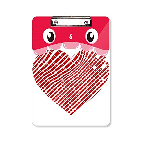 Porte-bloc Saint Valentin A4 à motif cœur pour animer vos réunions