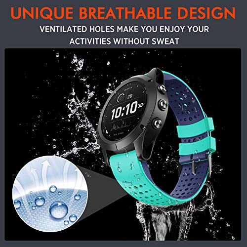 Image of NotoCity Fenix 6 /Fenix 6 Pro 22mm Width Band for Garmin Fenix 6 /Fenix 5 /Fenix 5 Plus /Fenix 6 /Fenix 6 Pro /Fenix 7 /Forerunner 935 /Forerunner 945 /Approach S60 /Quatix 5
