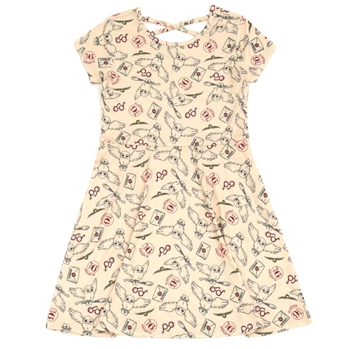 Harry Potter Girls 2 Pack Skater Dresses Toddler to Big Kid Sizes (4T - 14-16)4