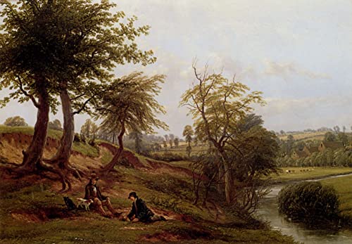 Impressions d'art mural moulin Leam près de Weston tableau Baker