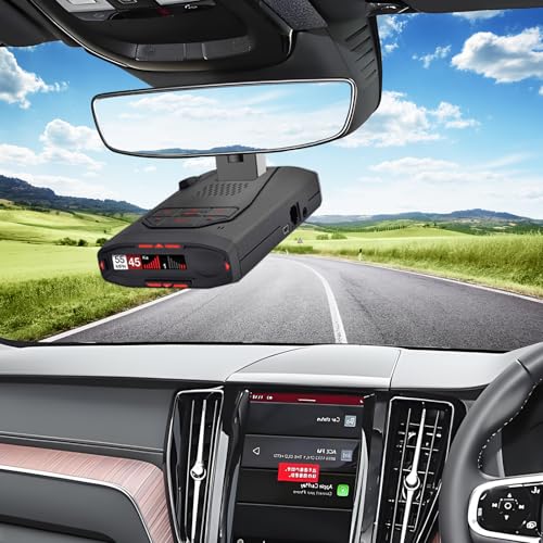 Soporte de radar de aluminio para espejo retrovisor compatible con Escort Max y serie IX 7