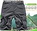 Kolongvangie Men's Hiking Cargo Shorts Quick Dry Outdoor Travel Shorts for Men with Multi Pocket for Fishing Camping Casual