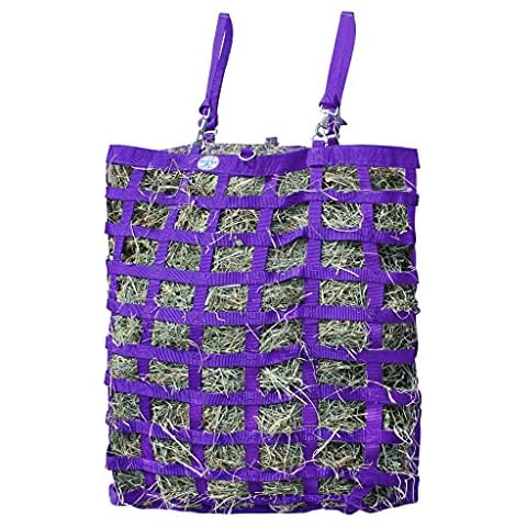 Paris Tack Three Sided Premium Slow Feeder Hay Bag with Super Tough Bottom and 6 Month Warranty Cover