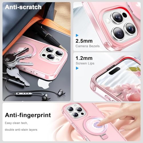 Coque antichoc iPhone 16 Pro Max protecteur écran intégré et support aimanté