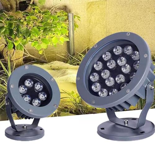 Faretto Illuminazione Albero - Faretti LED Esterno, AC85-265V Faretto Per Alberi A LED Ruotabile, Luce Paesaggistica Per Giardino Esterno Impermeabile IP65, Per Giardino, Prato, Albero ( Color : Warm