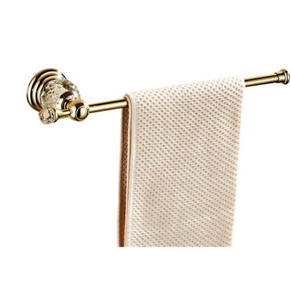 Ensemble d'accessoires de salle de bain en cristal pour optimiser le rangement mural