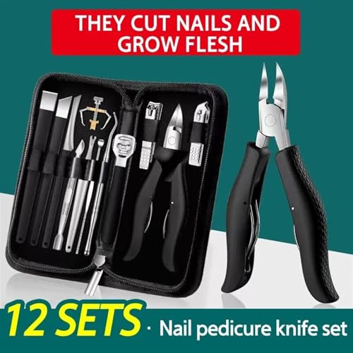 Ensemble de coupe-ongles pour hommes avec étui portable