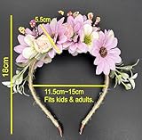 Zoom IMG-1 jzk cerchietto fascia fiori margherita