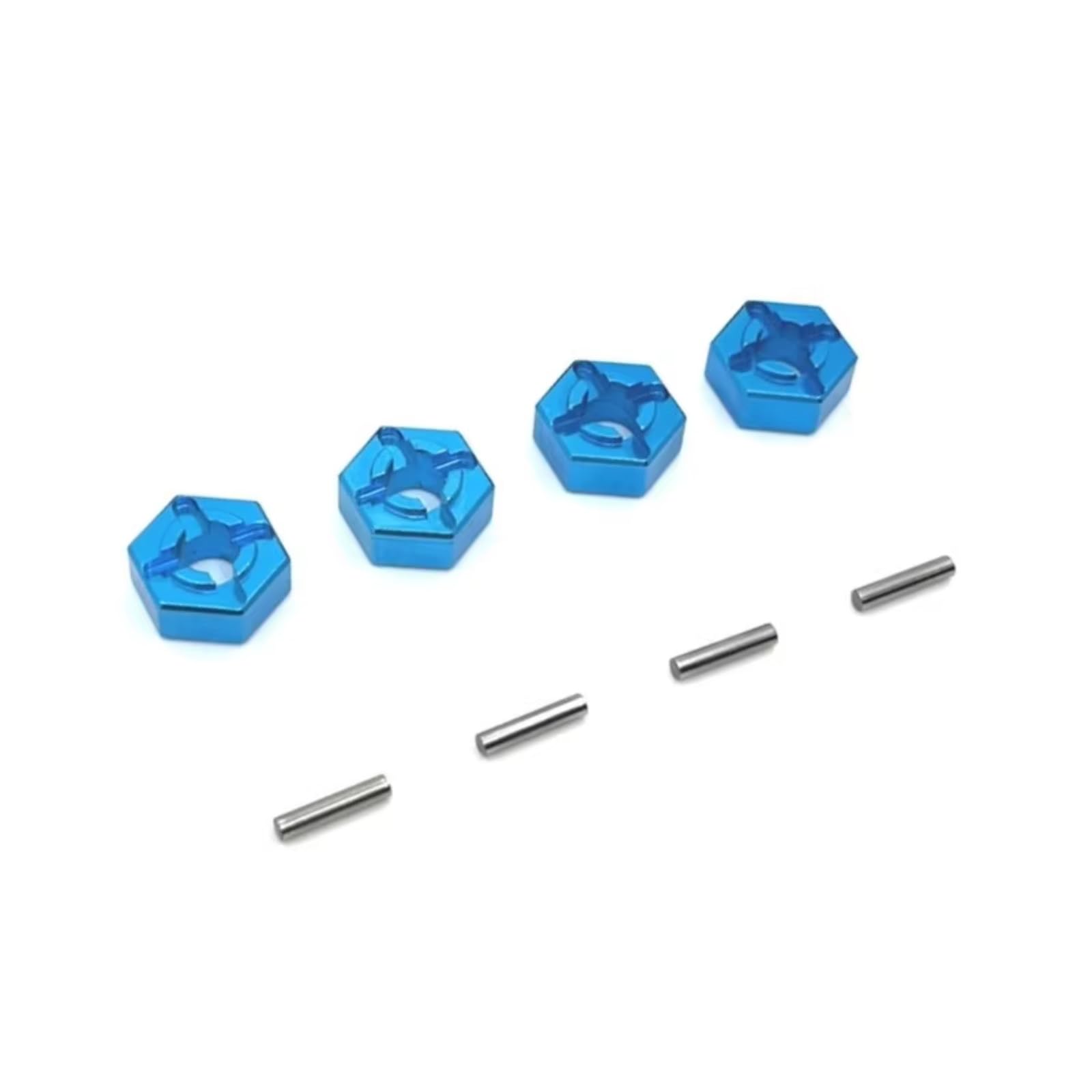Kit de coupleur hexagonal de roue RC en alliage d'aluminium 17MM 1/8