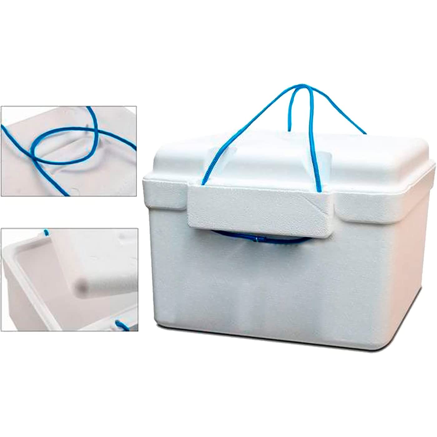 AC - Nevera portatil con cordón, Fabricado en poliestireno Resistente, Ideal para Playa o acampadas, Porta Alimentos, Capacidad de 26L (33 x 45 x 31 cm). — view 3