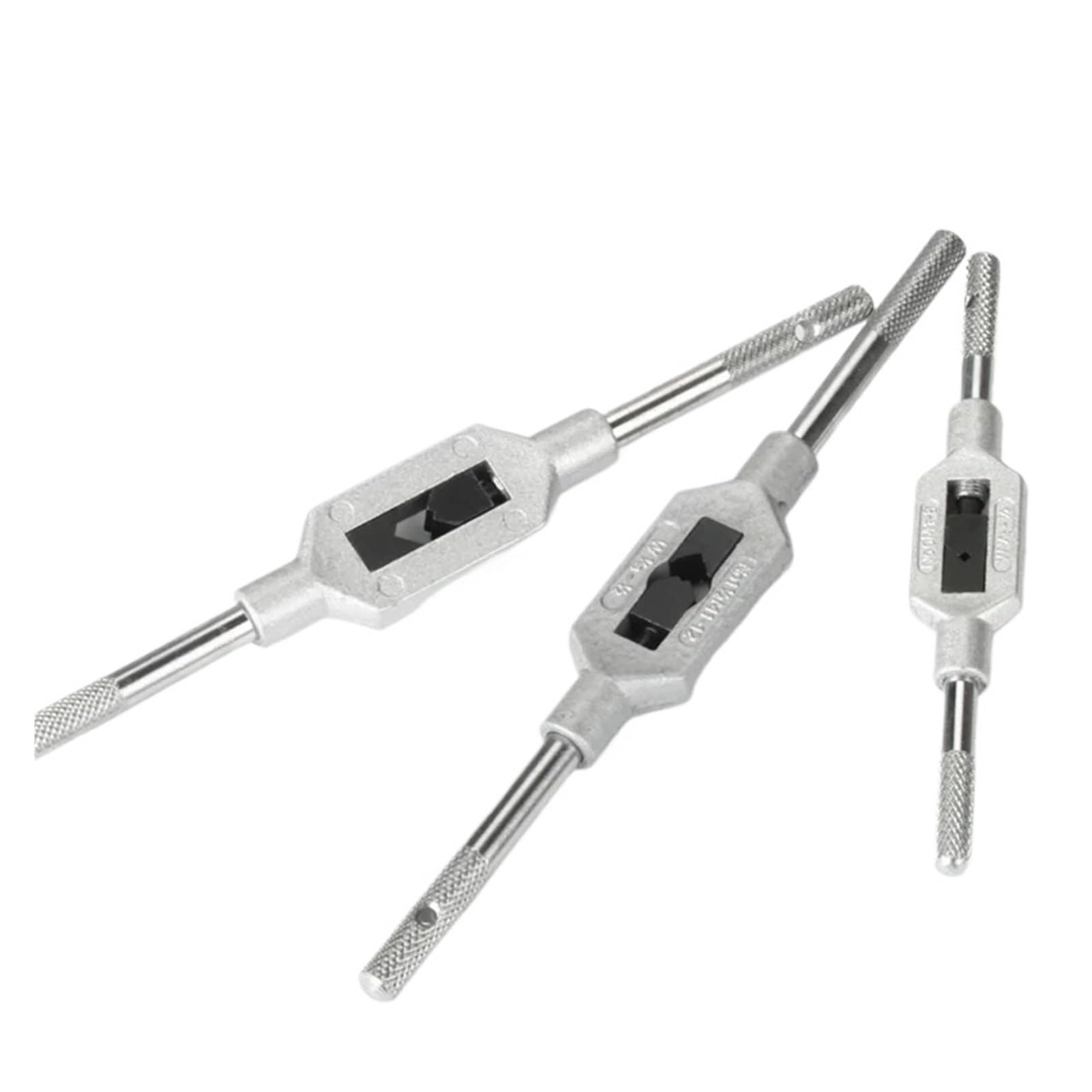 Tazyyzuu M9-27 Adjustable Tap Wrench Handle Steel Hand Taps Holder Tapping Reamer Tools For Threading Nuts(M9-27)