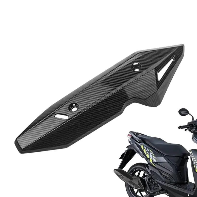 Couvercle universel de caloduc moto style carbone premium