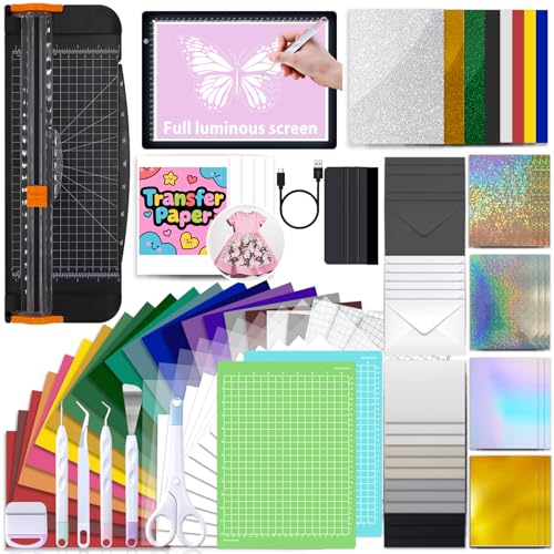 Outils Cricut Joy Xtra pour écheniller facilement sans bulles grâce au tampon lumineux LED
