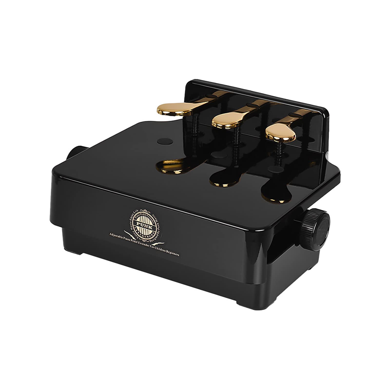 Piano Pedal Extender, Piano Pedal Extender Bench for Kids Adjustable Height with 3 Pedals Children Piano Teaching Aid Accessory