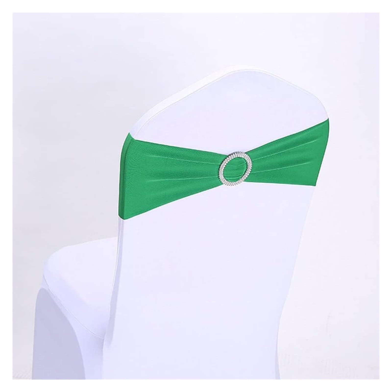 RZQVHBKXWGT chair sashes,10/50pcs Stretch Spandex Chair Sashes Covers Bow Bands With Buckle For Wedding Party Banquet Hotel Office Meeting Decorations,red,50pcs (Color : Blu, Size 10 pcs)(Grün,50pcs)