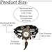 JewelryWe Women Quartz Bracelet Watch Fashion Weave Wrap Around Leather Wrist Watch Classic Bracelet Watch