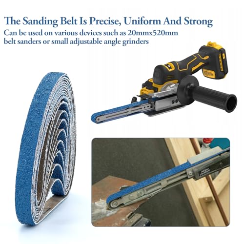 10 Stück Zirkonkorund Schleifbänder 13 x 457 mm.Je Körnung 10 x 40 für Black & Decker Powerfeile Schleifpapier schleifband Set10 Stück Zirkonkorund Schleifbänder 13 x 457 mm.Je Körnung 10 x 40 für Bla