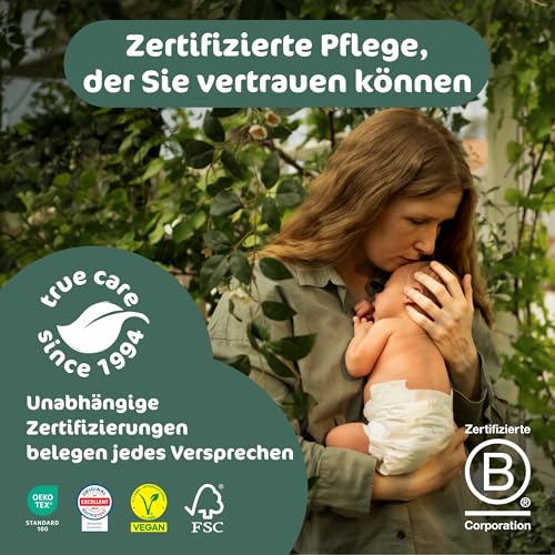 Naty FreeMovers Baby Pants Windeln | Windelhöschen zertifiziert hautverträglich | Weich & ohne Duftstoffe | Saugstark & Auslaufsicher | Dermatologisch getestet | Größe 7 (16+ kg) | 64 Stück