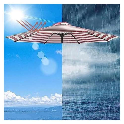 Cubierta de sombrilla de gran tamano con proteccion solar y tela impermeable 6