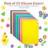 Self-Adhesive EVA Foam Sheets for Crafts – 15 Assorted Colors, 6 x 9 Inch, 2mm Thickness, Peel & Stick Foam Paper for DIY, Scrapbooking & Kids’ Art. (Assorted) #2