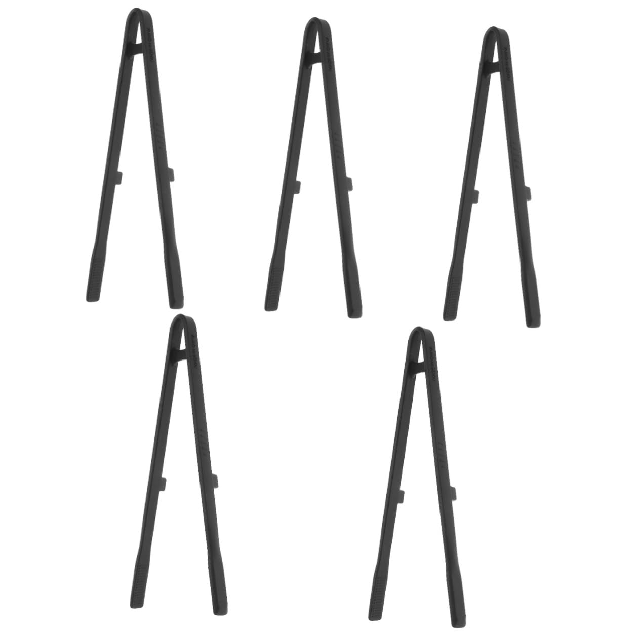 HANABASS 5 Piezas Pinza de Silicona para Cocinar Resistente al Multifuncional para Barbacoa y Cocina con Diseño y Antideslizante para Restaurantes y