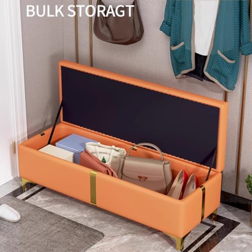 Tabouret à langer rembourré moderne pour optimiser le rangement