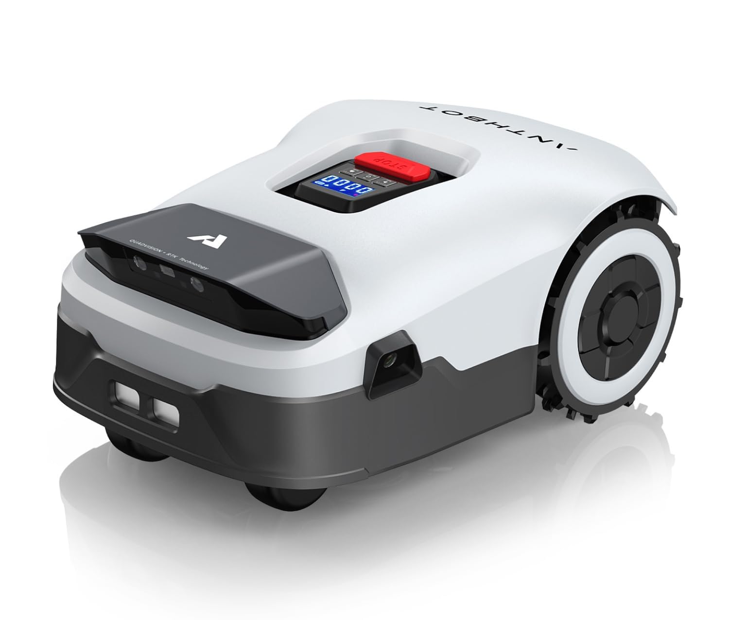 ANTHBOT Genie 600 Mähroboter ohne Begrenzungskabel, suitable für 650 m², hohe Präzision und KI-Hindernisvermeidung, Rase