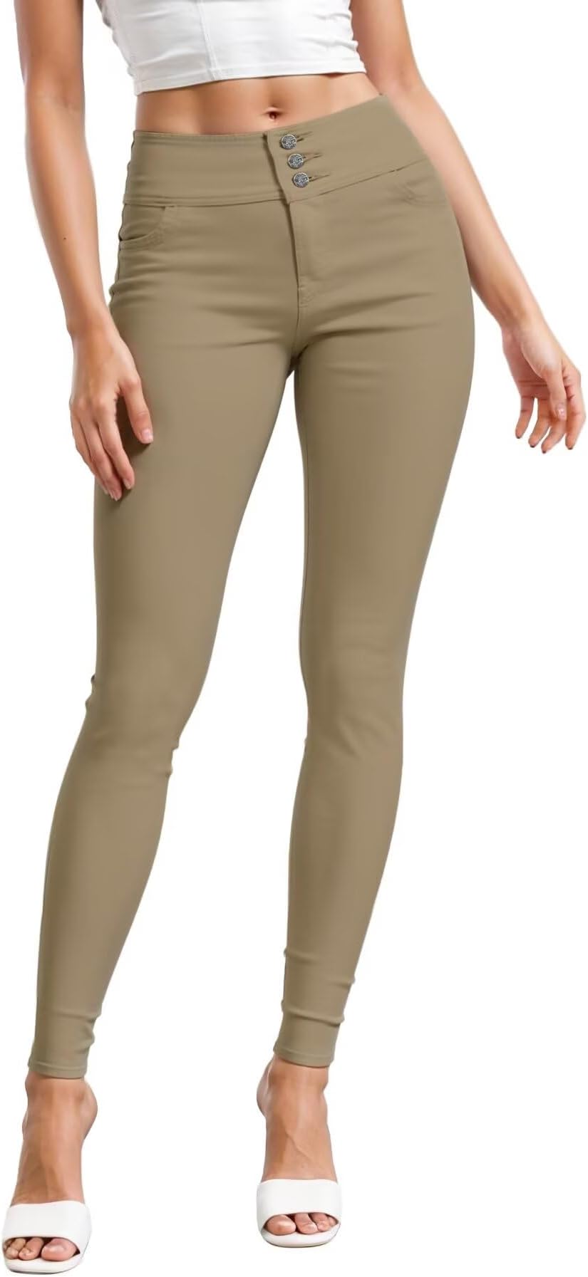 Hybrid & Company Women's Butt Lift Skinny High Waisted V3 Super Comfy Stretch Denim Pants