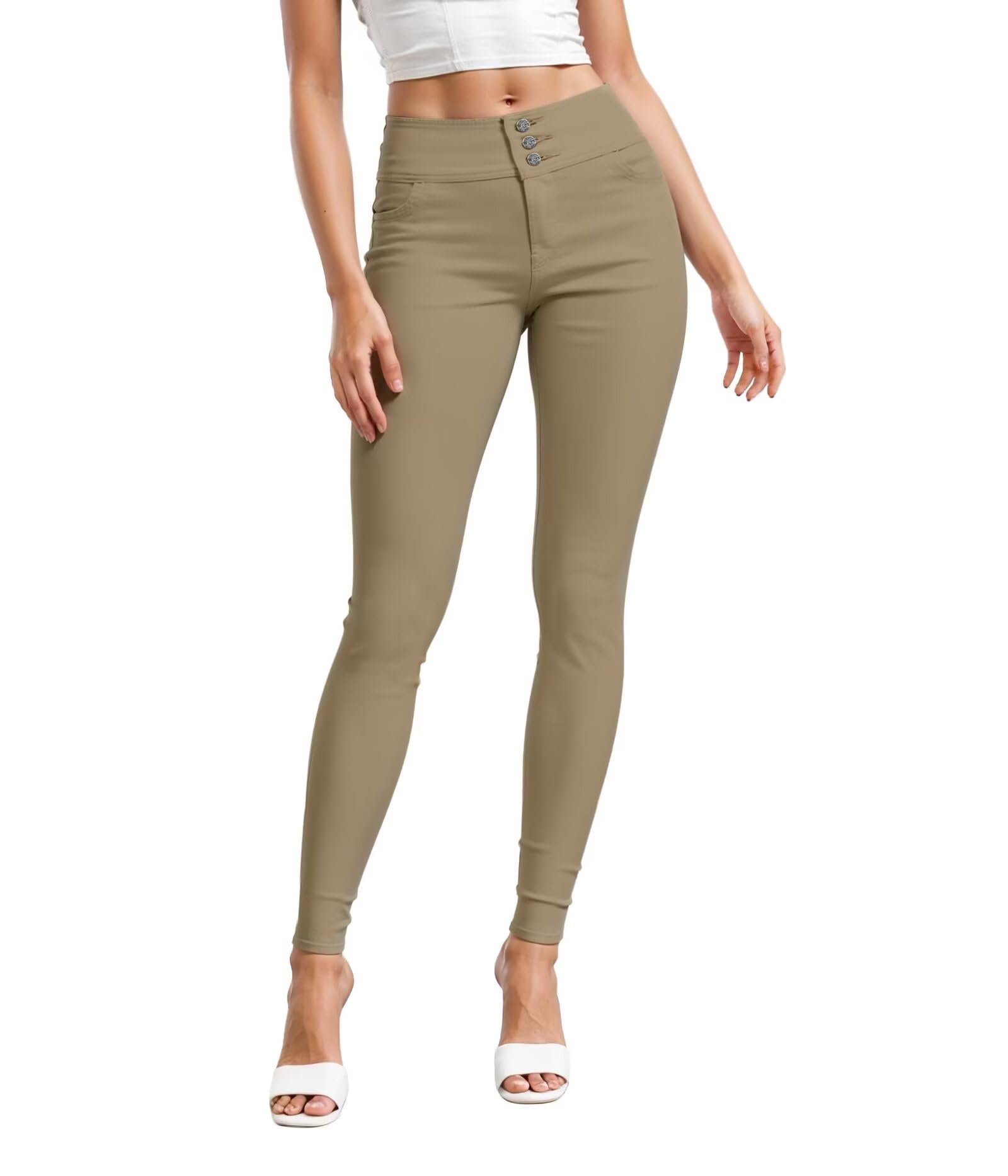 Hybrid & Company Women's Butt Lift Skinny High Waisted V3 Super Comfy Stretch Denim Pants