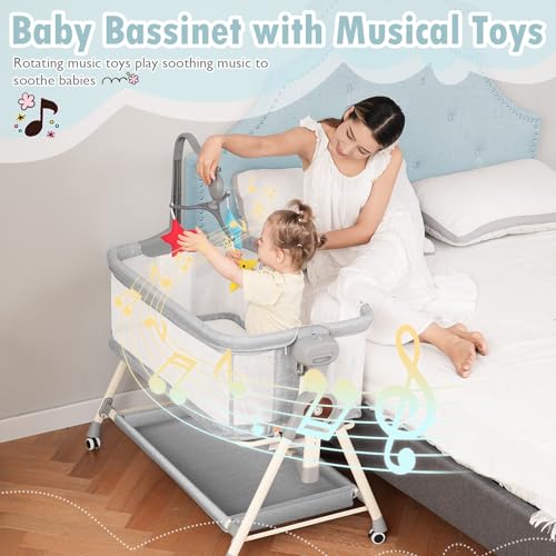 Meichyun CA-PKZQ-RR001 Baby Bassinet,Rocking Bassinet thumb #2