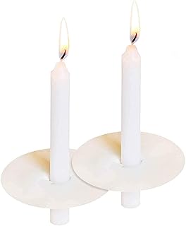 200 Church Candles with Drip Protectors - No Smoke Vigil Candles, Memorial Candles, Congregational Candles, Christmas Eve ...
