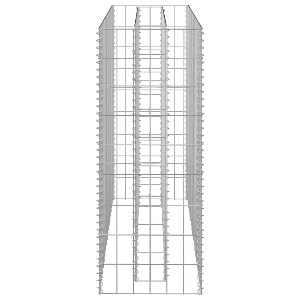 homiuse 90x30x90 CM Cloture Jardin Exterieur Mur en Gabion JardinièRe Clã´Tures Dã©Coratives Claustra Exterieur Decoration Jardin pour Les Zones Commerciales Et RéSidentielles Pratique Et Beau