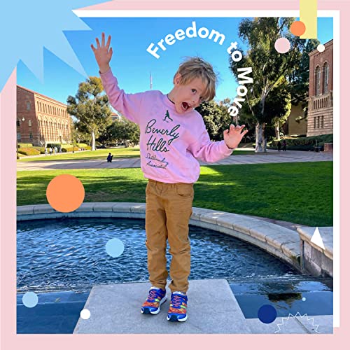 TSUKIHOSHI Velocity Kids Shoes - Strap-Closure Machine-Washable Kids and Toddler Shoes with Wide Toe Box & Non-Marking Traction Outsoles, Ages 1-82