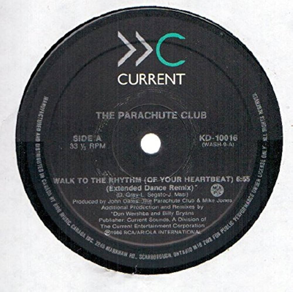 洋楽 POMONA CITY RYDAZ/WALKING GAME 23-4 The Parachute Club : Walk To The Rhythm 12