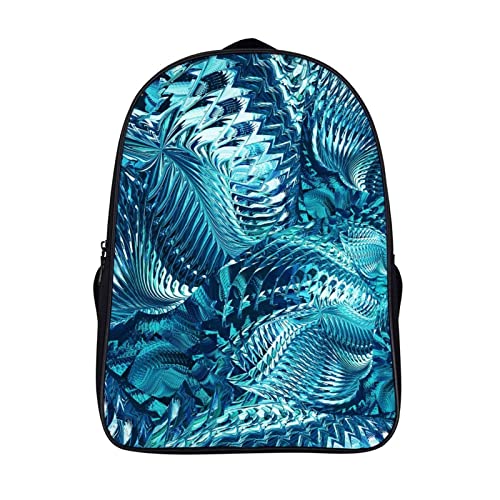 Sac à dos 3D Cool au design géométrique et moderne pour enfants