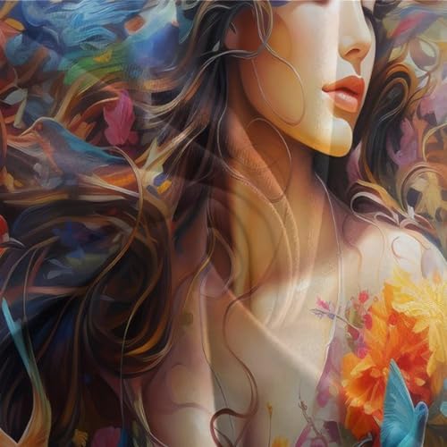 Housse de couette 135x200cm fleurs papillons imprimé 3D - 8