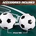 Barrington 58” Richmond Foosball Table Competition Size, Durable and Stylish with Tabletop Sports Soccer Balls, Perfect for Family Game Rooms