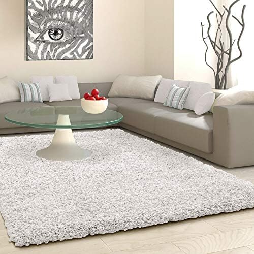 SHAGGY Rug Rugs Living Room Large Soft Touch 5cm Thick Pile Modern Bedroom Living Room Area Rugs Non Shed (Ochre Mustard Yellow, 80cm x 150cm (3ft x 5ft))