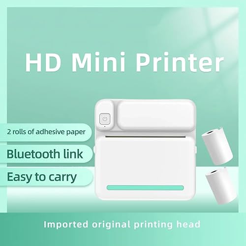 Miniatura 2 de Alert!Mini Printer Pro - Mini impresora adhesiva sin tinta con Bluetooth, tu solución todo en uno para aprender, notas de estudio, diario, diversión