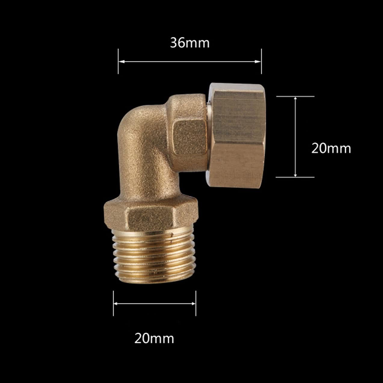 Qinlu-Brass Connector Hose Fitting Brass 1/2