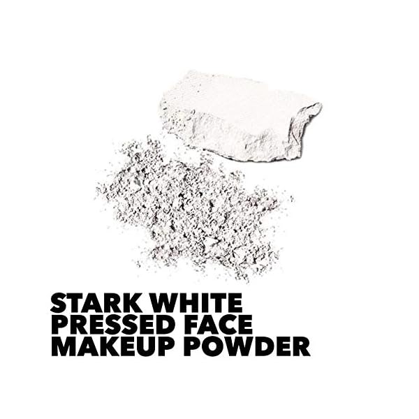 MANIC PANIC Vampyre's Veil White Pressed Powder - Ultra Matte White Face Powder Makeup for Buildable Light to Full Coverage - Long Lasting Setting Powder for Makeup - With Mirror & Applicator (2.4oz)