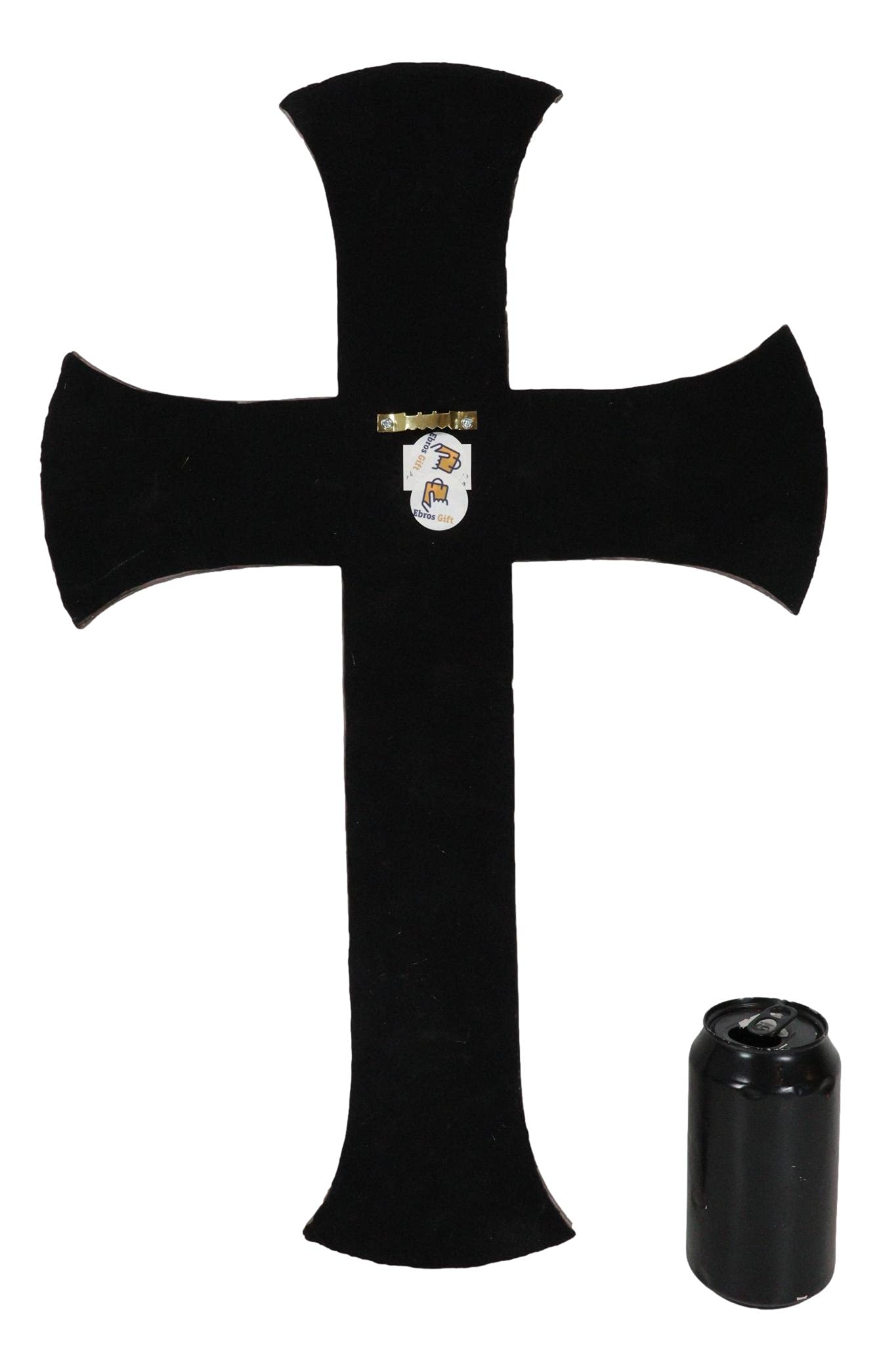 Amazon.co.jp: Ebros Gift L 高さ21インチ 素朴な西部の星 編組ロープボーダー スクロールレース レイヤードウォールクロス装飾  プラーク 彫刻 ローンスター ネイルスパイク カトリック クリスチャンアクセント 装飾クロス : ホーム＆キッチン